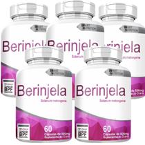 Suplemento Berinjela 60 Cápsulas Kit 05 Unidades