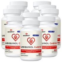 Suplemento Besibest Ubiquinol CoQ10 600mg com vitamina E e ômega