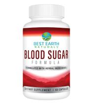 Suplemento Best Earth Naturals Blood Sugar 60 cápsulas