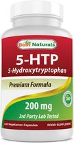 Suplemento Best Naturals 5-HTP 200 mg 120 cápsulas vegetarianas