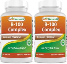Suplemento Best Naturals B 100 Complex 120 comprimidos x 2