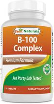 Suplemento Best Naturals B-100 Complex 120 comprimidos Suplemento Best Naturals B-100 Complex 120 comprimidos
