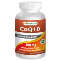 Suplemento Best Naturals COQ10 100mg 120 cápsulas Suplemento Best Naturals COQ10 100mg 120 cápsulas