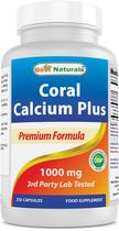 Suplemento Best Naturals Coral Calcium 1000mg 250 cápsulas Suplemento Best Naturals Coral Calcium 1000mg 250 cápsulas