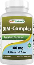 Suplemento Best Naturals DIM Complex 100 mg 60 Cápsulas