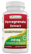 Suplemento Best Naturals Extrato de Romã 250mg 250 Cápsulas