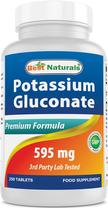 Suplemento Best Naturals - Gluconato de Potássio 595mg Suplemento Best Naturals - Gluconato de Potássio 595mg