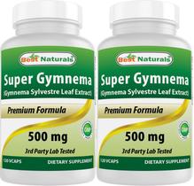 Suplemento Best Naturals Gymnema Sylvestre Extract 500 mg x 120 cápsulas Suplemento Best Naturals Gymnema Sylvestre Extract 500 mg x 120 cápsulas