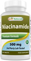 Suplemento Best Naturals Niacinamida 500 mg 240 comprimidos Suplemento Best Naturals Niacinamida 500 mg 240 comprimidos