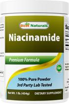 Suplemento Best Naturals Niacinamida (vitamina B3) 454g em pó Suplemento Best Naturals Niacinamida (vitamina B3) 454g em pó