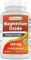 Suplemento Best Naturals Óxido de Magnésio 500 mg 360 comprimidos Suplemento Best Naturals Óxido de Magnésio 500 mg 360 comprimidos