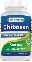 Suplemento Best Naturals Quitosana 500 mg 120 comprimidos Suplemento Best Naturals Quitosana 500 mg 120 comprimidos
