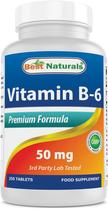 Suplemento Best Naturals Vitamina B6 50 mg 250 comprimidos
