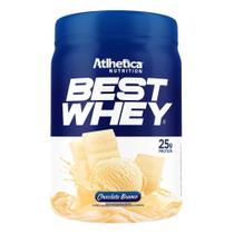 Suplemento Best Whey Isolado Chocolate Branco 450g Atlhetica Suplemento Best Whey Isolado Chocolate Branco 450g Atlhetica