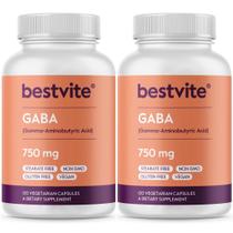 Suplemento BESTVITE GABA 750 mg 240 cápsulas veganas