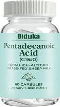 Suplemento Biduka de Ácido Pentadecanoico 300 mg 60 Cápsulas Vegetais Suplemento Biduka de Ácido Pentadecanoico 300 mg 60 Cápsulas Vegetais