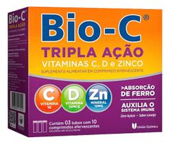 Suplemento Bio-C Tripla Ação 30 Comprimidos - União Química