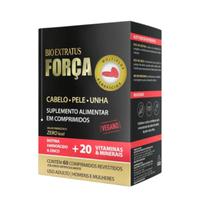 Suplemento Bio Extratus Força Cabelo. Pele. Unha 60 Comprimidos Suplemento Bio Extratus Força Cabelo. Pele. Unha 60 Comprimidos