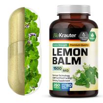 Suplemento BIO KRAUTER Cápsulas de erva-cidreira 1500mg - 250ct Suplemento BIO KRAUTER Cápsulas de erva-cidreira 1500mg - 250ct