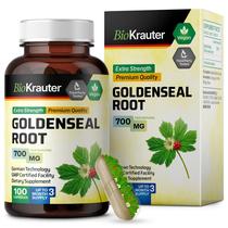 Suplemento BIO KRAUTER Goldenseal Root Capsule 700mg x100 Suplemento BIO KRAUTER Goldenseal Root Capsule 700mg x100