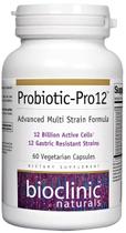 Suplemento Bioclinic Naturals Probiotic-Pro 12 60 cápsulas Suplemento Bioclinic Naturals Probiotic-Pro 12 60 cápsulas