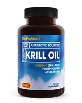 Suplemento BioEmblem Óleo de Krill Antártico 1000 mg 60 Cápsulas Gelatinosas Suplemento BioEmblem Óleo de Krill Antártico 1000 mg 60 Cápsulas Gelatinosas