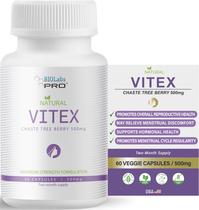 Suplemento BIOLABS PRO Natural Vitex Chasteberry 500 mg 60 cápsulas