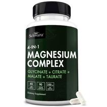 Suplemento BioSchwartz Magnesium Complex 350 mg 90 cápsulas