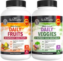 Suplemento BioSchwartz Super Fruits & Veggies, fornecimento de 1 mês