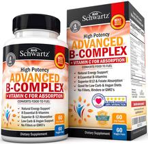 Suplemento BioSchwartz Vitamin B Complex com Vitamina C 60ct