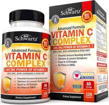 Suplemento BioSchwartz Vitamina C 1000 mg com zinco 120 cápsulas