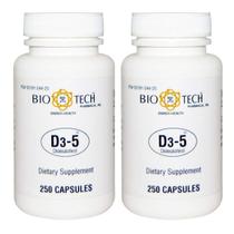 Suplemento BioTech Pharmacal D3-5 (5.000 UI) 500 comprimidos Suplemento BioTech Pharmacal D3-5 (5.000 UI) 500 comprimidos