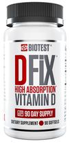 Suplemento Biotest D Fix Vitamina D3 5000 UI 90 Cápsulas Gelatinosas Suplemento Biotest D Fix Vitamina D3 5000 UI 90 Cápsulas Gelatinosas