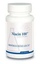 Suplemento Biotics Research Niacina 100 100 mg Vitamina B3 150 cápsulas