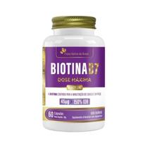 Suplemento Biotina B7 45mcg 60 Cápsulas Flora Nativa