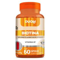 Suplemento Biotina Com 60 Cápsulas - Duom
