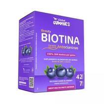 Suplemento Biotina em Goma de Blueberry - 42 Gummies - GLOBAL