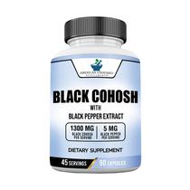 Suplemento Black Cohosh American Standard 1300mg 90 cápsulas vegetarianas