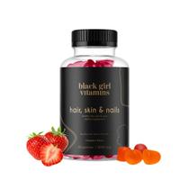 Suplemento Black Girl Vitamins Hair Skin Nails Gummies 60u