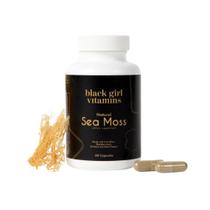 Suplemento Black Girl Vitamins Irish Sea Moss Capsules 500mg