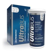 Suplemento BLIS UltraBlis Probiotic Immune Support 40 pastilhas