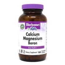 Suplemento Bluebonnet Cálcio Magnésio Boro 180 Cápsulas