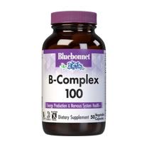 Suplemento Bluebonnet Nutrition B Complex 100 50 cápsulas Suplemento Bluebonnet Nutrition B Complex 100 50 cápsulas