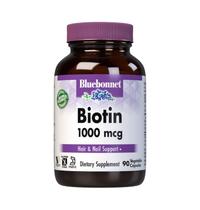 Suplemento BlueBonnet Nutrition Biotina 1000mcg 90 cápsulas