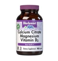 Suplemento Bluebonnet Nutrition Citrato de cálcio e magnésio