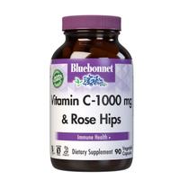 Suplemento BlueBonnet Nutrition de vitamina C-1000 mg com rosa mosqueta Suplemento BlueBonnet Nutrition de vitamina C-1000 mg com rosa mosqueta