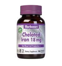 Suplemento Bluebonnet Nutrition Quelatado Ferro 18mg 90 Cápsulas Suplemento Bluebonnet Nutrition Quelatado Ferro 18mg 90 Cápsulas