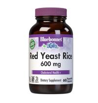 Suplemento Bluebonnet Nutrition Red Yeast Rice 600mg 60 cápsulas
