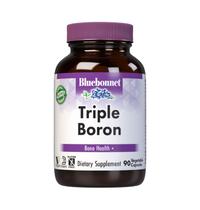 Suplemento Bluebonnet Triple Boron 3 mg 90 cápsulas vegetarianas