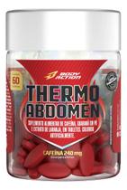 Suplemento Bodyaction Thermo Abdomen Cafeína 240mg em pote 60 comprimidos